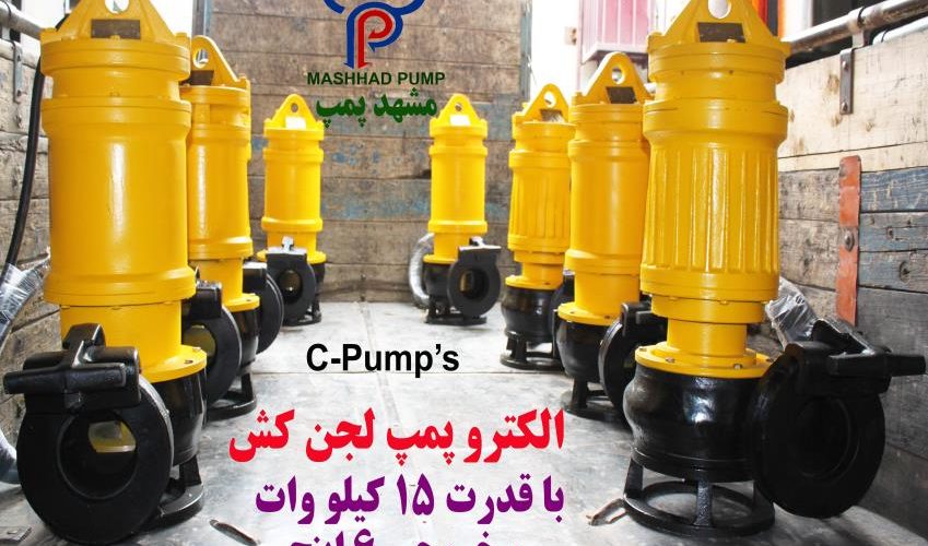 خرید پمپ صنعتی برای چاله‌ها و حوضچه‌های گل و لجن