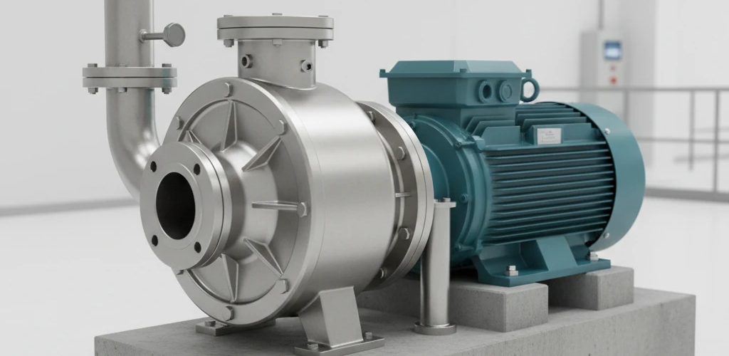 پمپ سانتریفیوژ افقی استیل برای واحدهای تولید بخار | مشهدپمپ