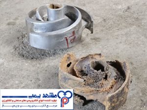 تعویض پروانه پمپ ۹۰ کیلووات دو مکش فلایت در معدن مس سرچشمه