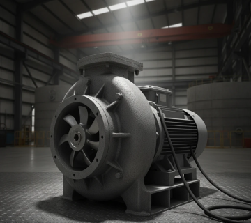 industrial 110kW sludge removal pump for tank sediment cleaning