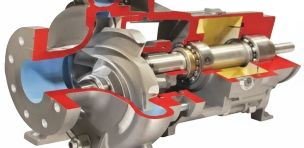 پمپ گریز از مرکز صنعتی برش‌خورده برای خطوط نفت و گاز | مشهدپمپ