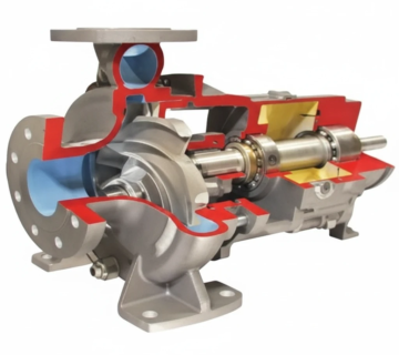 پمپ گریز از مرکز صنعتی برش‌خورده برای خطوط نفت و گاز | مشهدپمپ