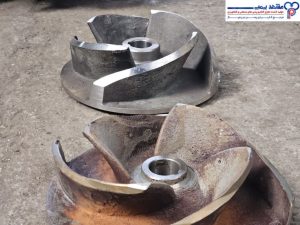 پروانه پمپ ۵۵ کیلووات فلایت ۱۲ اینچ تعویض با نمونه استیل