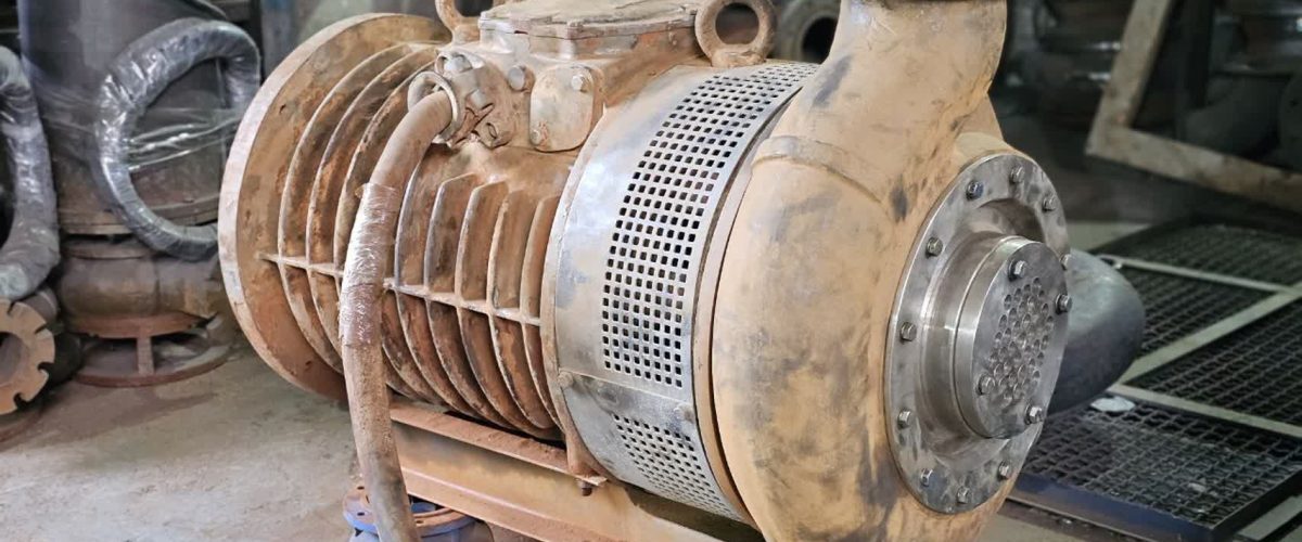 بازسازی پمپ ۹۰ کیلووات ۶ اینچ دو ساکشن معدن مس سرچشمه