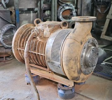 بازسازی پمپ ۹۰ کیلووات ۶ اینچ دو ساکشن معدن مس سرچشمه